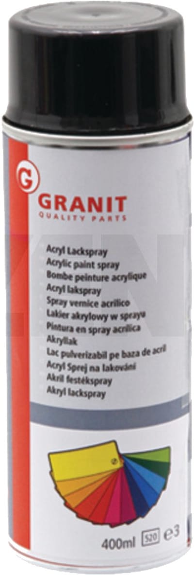 Granit Serie - Rood Spraylak - 400ml - Acrylkwaliteit - Voor Machines en Voertuigen