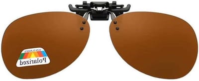 Zonnebril Clips - Opzet Glazen - Veilig Rijden - Klapbaar Ontwerp - 135x55mm - Zwart