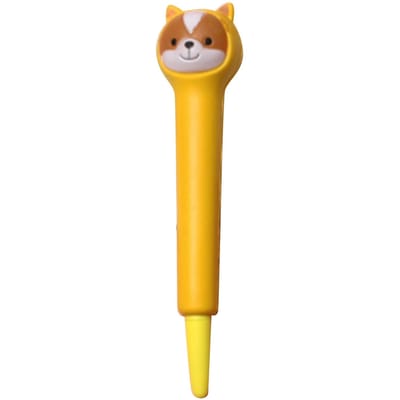 Squishy Pennen Schattig Zacht Verlicht Stress Soepeler Schrijven Kawaii Gelinkt Pen voor Vakantiecadeaus Schoolbenodigdheden Corgi