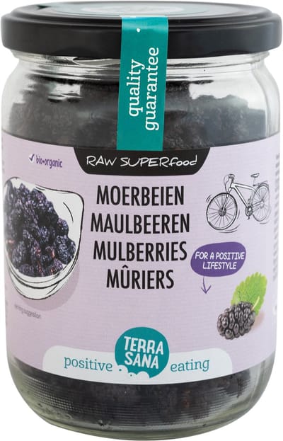 TerraSana Moerbei bessen zwart bio (190g)