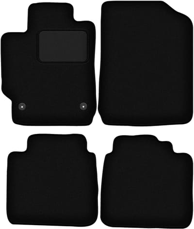 Zwarte veloursmatten voor: Toyota Camry VII sedan (2007-2011)