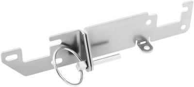 Dailygoody - Achter Deurslot - Inbraak Bescherming - Roestvrij Staal - Anti-Diefstal Vergrendeling - Geschikt voor Ducato, Jumper, Boxer - Zilver