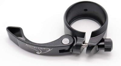Zadelklem - Quick Release - Fiets Zadel Verstellen - Aluminium Lichtgewicht - 40 mm - Zwart
