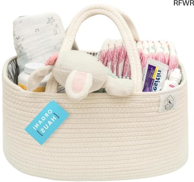 RFWR® Luierbus en Organizer voor Baby - Functionele Caddy voor Luiers en Babyaccessoires