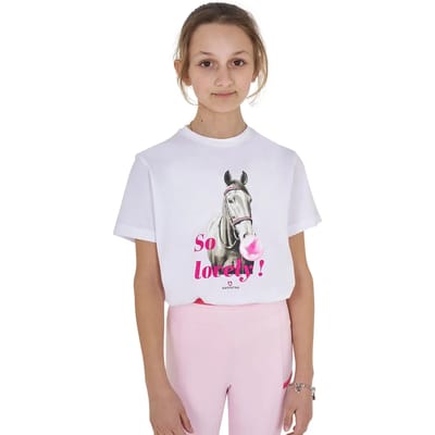 Katoenen meisjes-T-shirt Equestro So Lovely