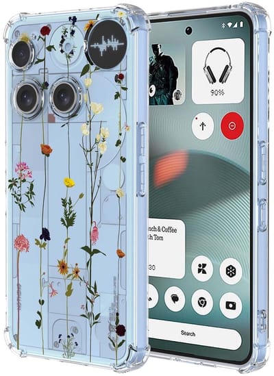 Dailygoods- Beschermhoes Schokbestendig - TPU/Siliconen - Transparant/Ultradun - Elegant/Modieus - Bumper - Compatibel met Nothing Phone (3) - Telefoonhoes