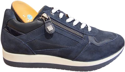 Helioform art 253.062 0405 dames veter/rits H leest blauw