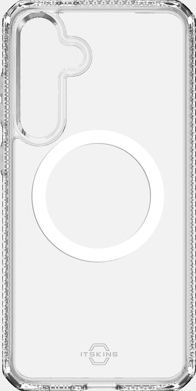 ITSKINS Doorzichtig Hoesje geschikt voor Samsung Galaxy S25 Plus MagSafe Telefoonhoesje Hardcase | ITSKINS Level 2 HybridMagClear R Backcover Shockproof | Geschikt voor MagSafe | Geschikt voor Draadloos Opladen met Magnetische Ring | Geschikt voor