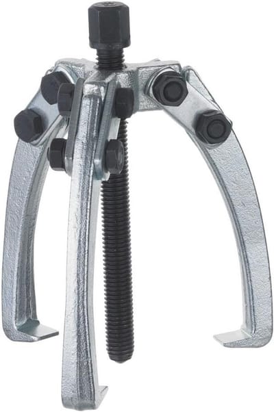 Mini-trekker 3-armig - Lager trekker - Onderdelen demonteren - Gemaakt in Duitsland - 90x84 mm - Roestvrij staal