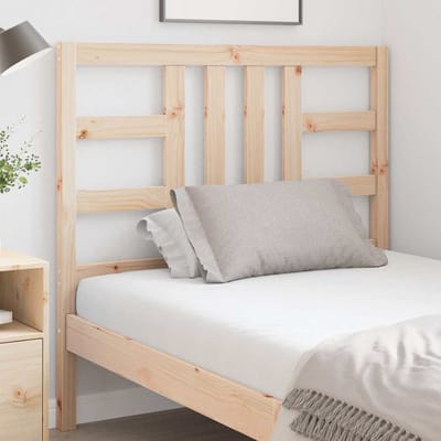vidaXL Hoofdbord 106x4x100 cm massief grenenhout