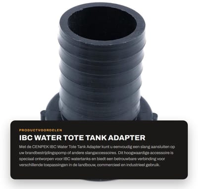 Dailygoods - IBC Water Tote Tank Adapter - Tuin - 2 inch - 50mm - Industrie - Wateropslag - Geschikt voor diverse tanks