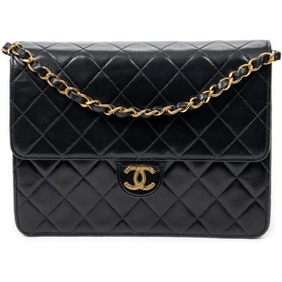 CC Push Lock Straight Single Flap  Schoudertas