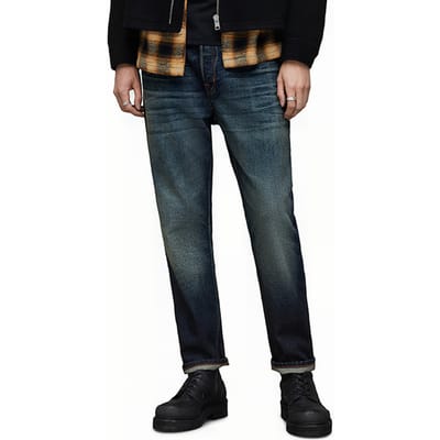 AllSaints Dean Vintage Indigo Größe: W28 | Straight Jeans Outlet | Herren | Blau
