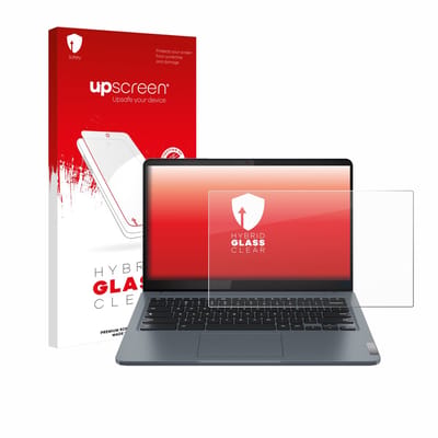 upscreen - Screenprotector voor Lenovo IdeaPad Slim 3i Chromebook Plus Gen 8 14" - Folie Beschermfolie Beschermglas transparant