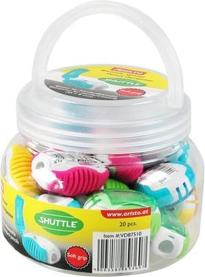 Aristo puntenslijper - Fancy Shuttle - afmetingen 11x9cm - set met 20 stuks - AR-VD87510