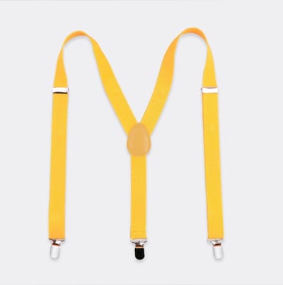 Go Go Gadget - Bretels - Business - Strap - Wedding - Party - Jarretel - Geel