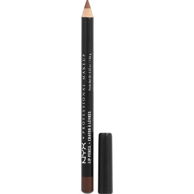 Nyx Professional Makeup Slim Lip Pencil - Brown - Fijn lippotlood - Bruin