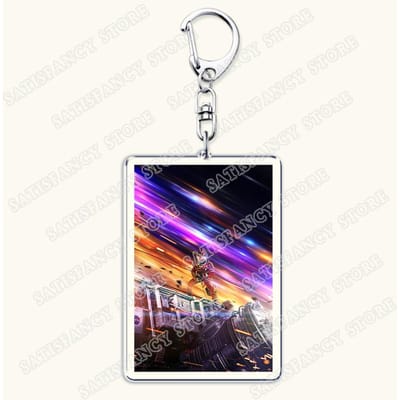 Movie Project Hail Mary Sleutelhanger voor Accessoires Missie Wapenrok Rocky Space Andy Weir Waarschuwing Astrophage Film Sleutelhanger Fans Cadeaus black