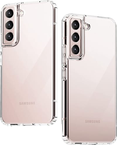 Samsung S22 Shock Proof Hoesje Transparant - Geschikt voor Samsung S22 Extreme Defend Shockproof Hoesje - Case geschikt voor Samsung S22 Armor Case - Doorzichtig