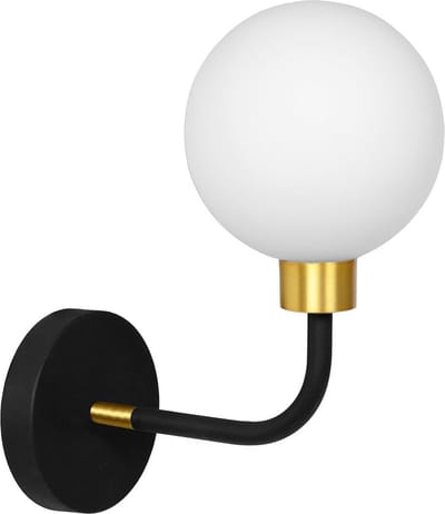 Toolight App1301-1W Wandlamp Zwart 22,5X22,5X25Cm
