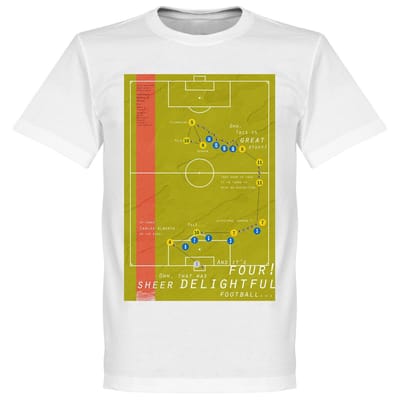 Pennarello Carlos Alberto 1970 Classic Goal T-Shirt - S