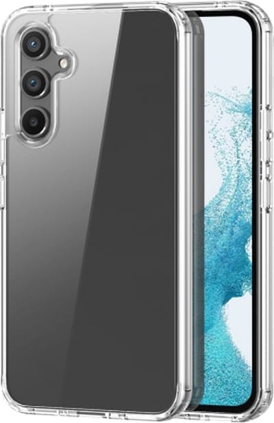 Silicone Doorzichtig Back Cover Geschikt voor Samsung Galaxy A54 - Telefoonhoesje/ A54 hoesje + gratis screenprotector