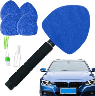 Ruitenreiniger Gereedschap - Autoreiniger Schraper - Ramen Schoonmaken - Uitschuifbare Steel - 41-57 cm - Blauw