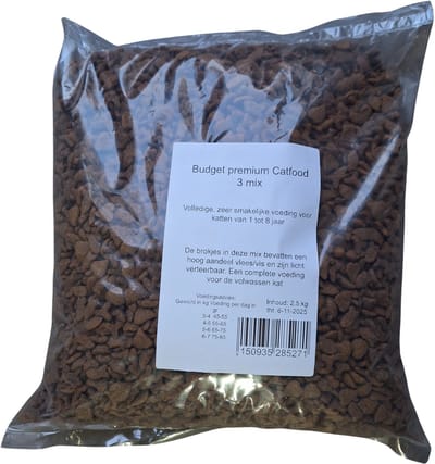 Budget Premium Catfood 3 mix