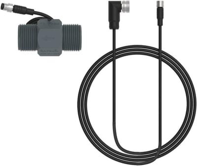 Doorstroombegrenzer - Watermeter - Irrigatie Bewaken - IP68 Certificering - 4 Stuks - Zwart