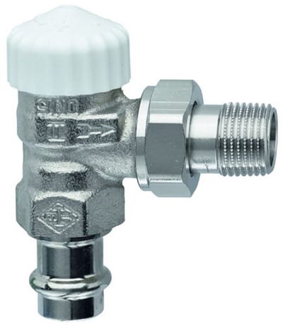 IMI Hydronic Engineering HEIMEIER Thermostaatventielonderdeel V-exact II, hoekvorm, ViegaPress 15 mm, 3717-15.000