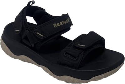Reewalk® Sandalen Heren – Mannen Sandalen – Licht Gewicht Sandalen - Memory Foam Voetbed – Zwart – Maat 41