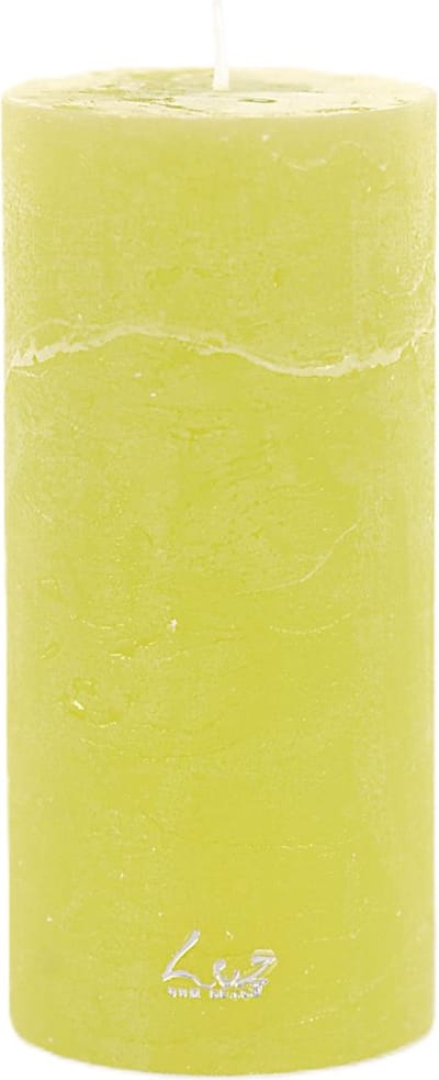 Rasteli Luz Your Kaars Cilinder Groen-Lime Groen D 7 cm H 15 cm