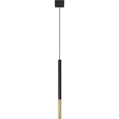Sollux Lighting Hanglamp Mozaica - G9 - zwart goud - staal - 100x8x8cm