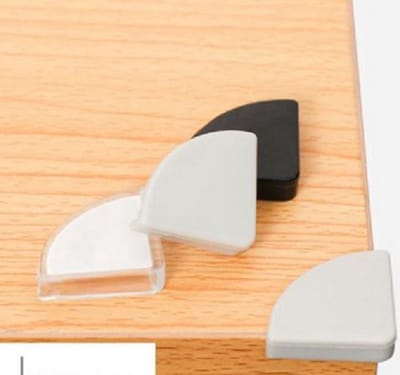 Gadgetpoint - Tafelhoeken - Bescherming Tafel - Veilige Beschermhoeken - Set van 4 - Wit