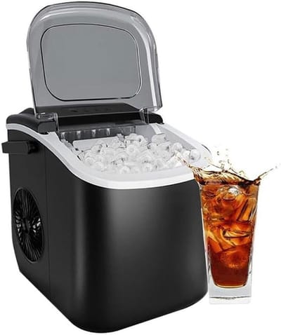 IJsmachine - Ijsblokjesmaker - Drankjes Koelen - Zelfreinigend - Compact Ontwerp - Zilver