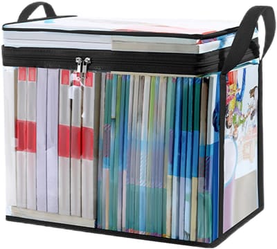 Dailygoods - Transparante Opbergzakken voor Speelgoed - Waterdichte Rits Tassen