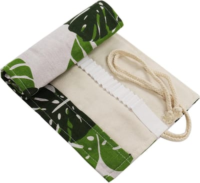 Pencil Wrap Box voor kunstenaars en studenten - 48 en 72 gaten, 63cm, 20x55cm, ideaal voor potloden en tekenmaterialen
