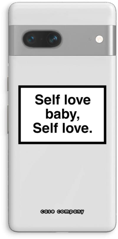 Case Company® - Hoesje geschikt voor Google Pixel 7 hoesje - Self love - Soft Cover Telefoonhoesje - Bescherming aan alle Kanten en Schermrand