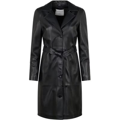 Leren trench-coat dames Oakwood Opera