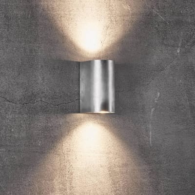 Nordlux Canto Maxi 2 49721031 Buitenlamp (wand) Hoogvoltage halogeenlamp GU10 56 W Verzinkt