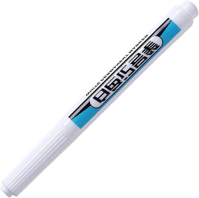 Banden Verf Pen - Marker Wielen - Bandletters Schrijven - Sneldrogend Waterdicht - 1 Stuk - Wit