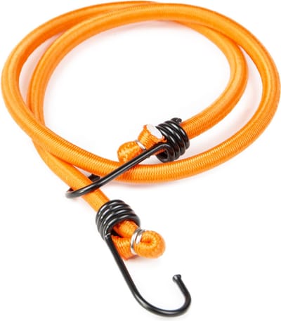 Rubbermagazijn - Spanelastiek met haken - 10 stuks - Oranje - Lengte: 80 cm - Zeer elastisch & slijtvast