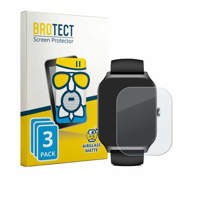 BROTECT - Screenprotector voor Kriutefy Smartwatch 1.83" - Folie Beschermfolie Beschermglas matte 3 Stuks