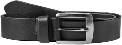 Leonardo Verrelli Leonardo Verrelli unisex riem hoogwaardig echt leer, zwart, 2e keus, 90 cm - 140 cm