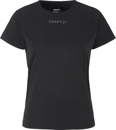 CRAFT CORE ESSENCE SS TEE 2 W Dames Sportshirt - Zwart