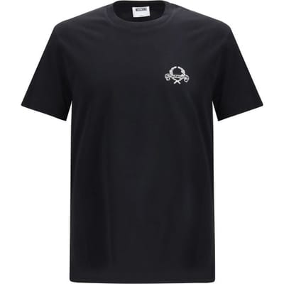 Moschino Zwarte Katoenen T-Shirt