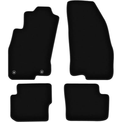 BASIC zwarte veloursmatten voor: Fiat Punto EVO hatchback (2998-2012)