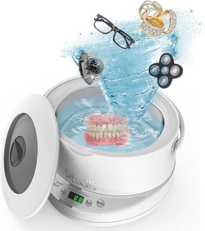 Ultrasoon reinigingsapparaat 750 ml - 42 kHz met afneembare roestvrijstalen tank