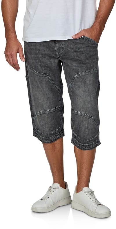 Mustang Heren Short Broeken Freemont regular/straight Fit Grijs Volwassenen Jeans shorts heren - Spijkerbroek 3/4 heren