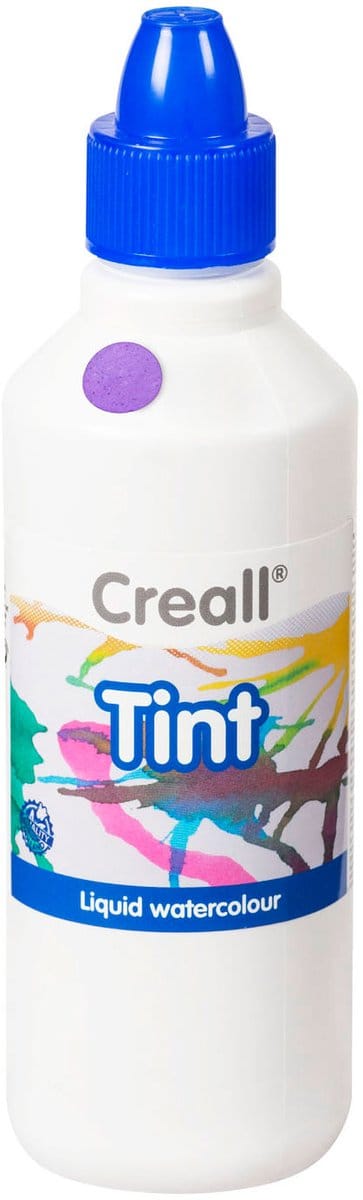 Creall waterverf paars 500ml - kinderverf voor schilderen en knutselen.